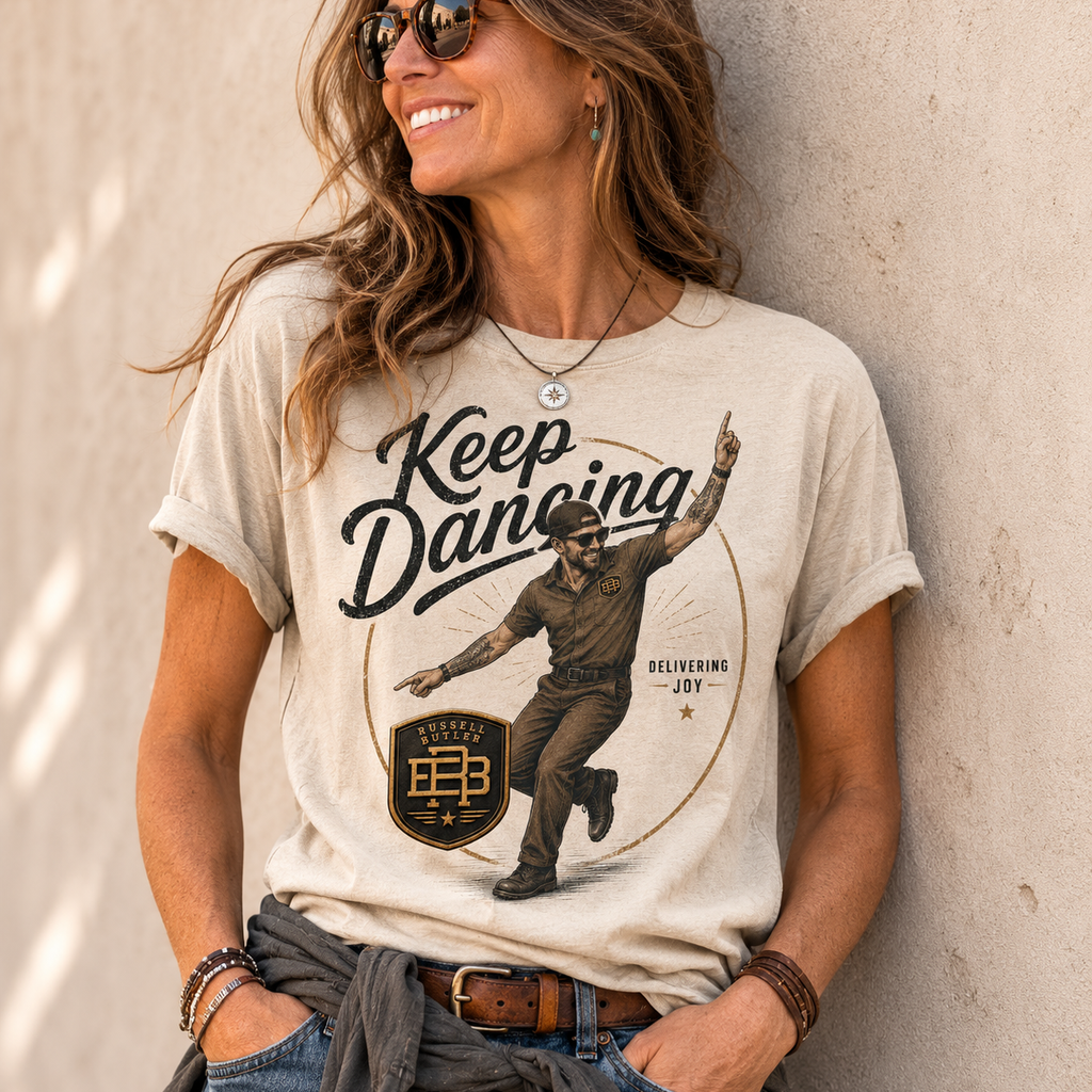 Action Russell Keep Dancing | Unisex garment-dyed heavyweight t-shirt