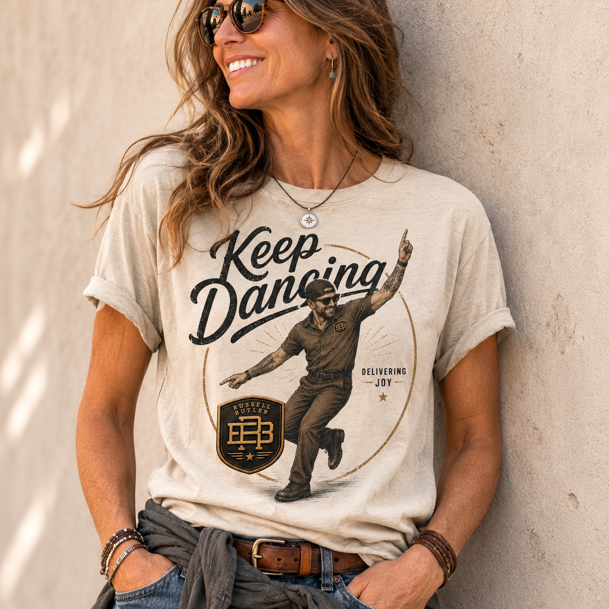 Action Russell Keep Dancing | Unisex garment-dyed heavyweight t-shirt